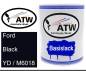 Preview: Ford, Black, YD / M6018: 1L Lackdose, von ATW Autoteile West.